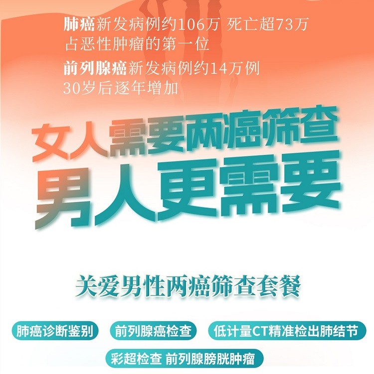 男性两癌筛查套餐